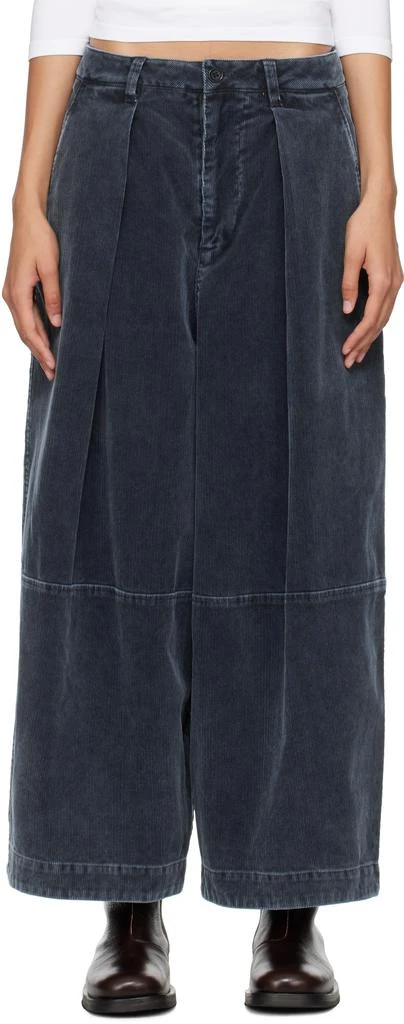 YMC YOU MUST CREATE Blue Deadbeat Trousers 1