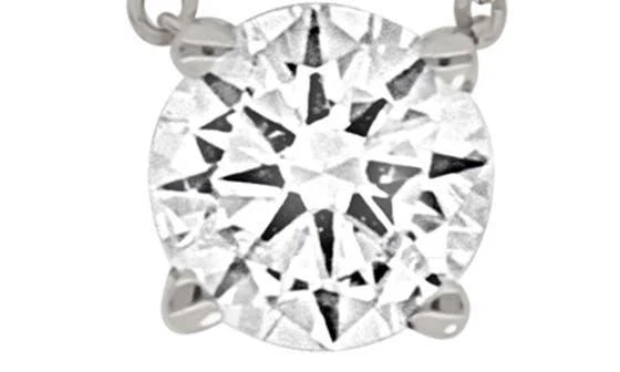 Bony Levy Audrey 14K Gold Diamond Solitaire Pendant Necklace - 0.37 ctw 2