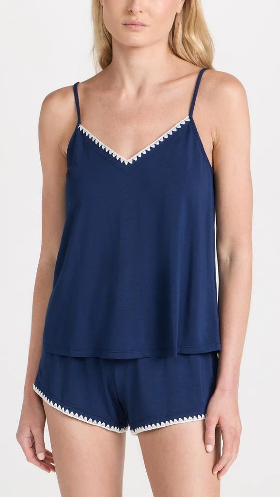 Eberjey Frida - The Whip Stitch Cami & Short Set 1