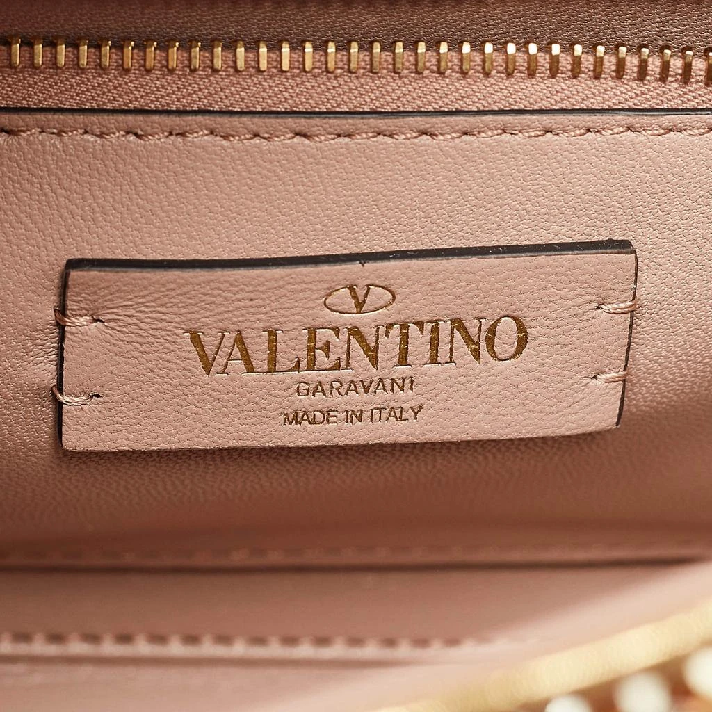 Valentino Valentino Gold Crystal Studded Medium Roman Stud Top Handle Bag 8