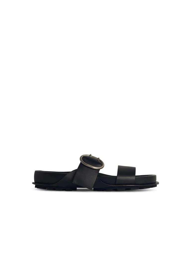 Jil Sander Jil Sander Black Leather Slippers 1