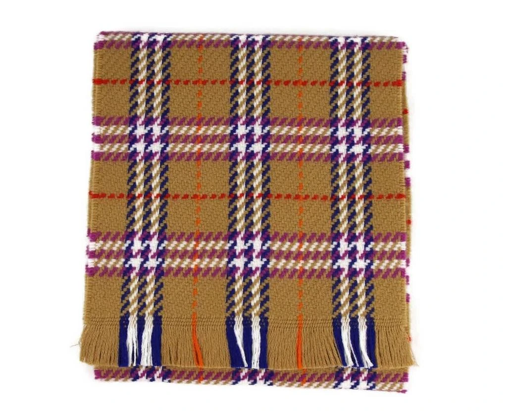 Burberry Women
s Antique Vintage Check Extra Fine Merino Wool Scarf 2