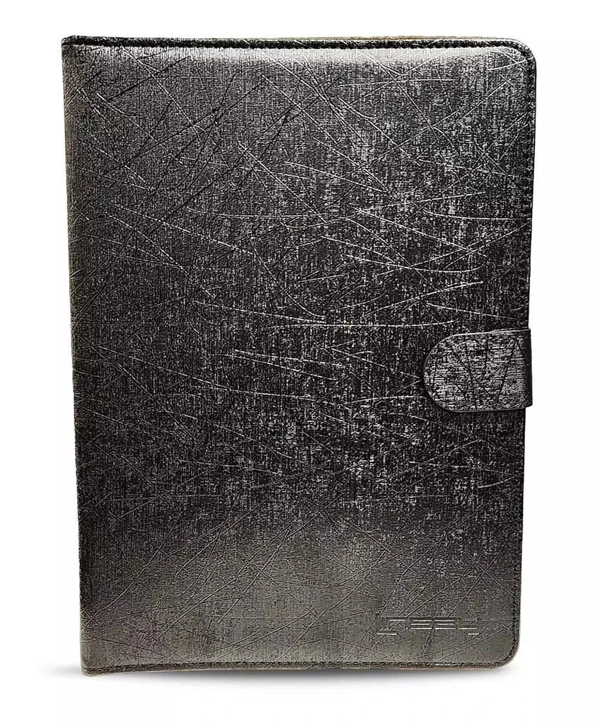 LINSAY New 10.1" Tablet Octa Core 128GB Newest Android 15 Premium Bundle with Deluxe Black Leather Keyboard Case Briefcase and Pen Stylus 4