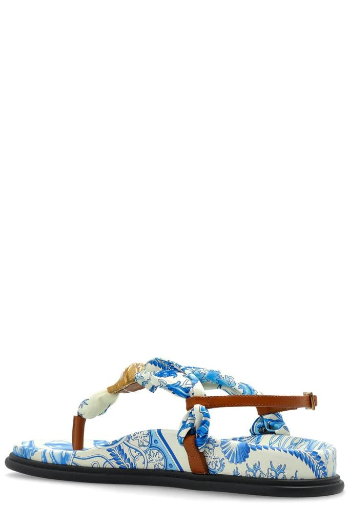 Versace Versace Medusa Head Plaque Thong Sandals 3