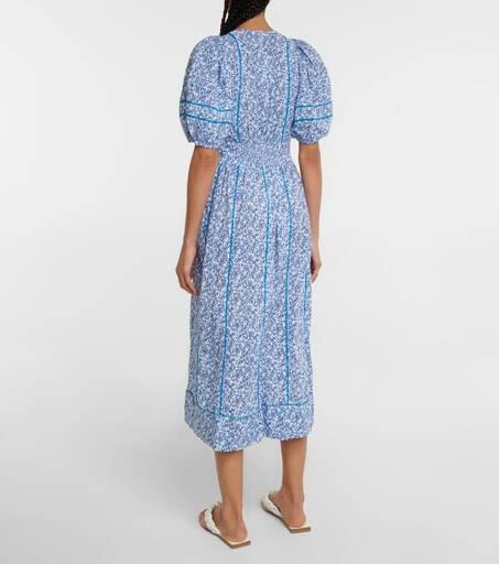 Poupette St Barth Reine floral midi dress 3
