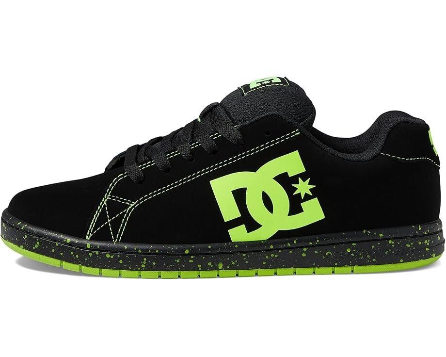 DC Gaveler ADYS100536-BL4 Sneaker Men's US 13 Black Leather Casual Shoes ZPO3216