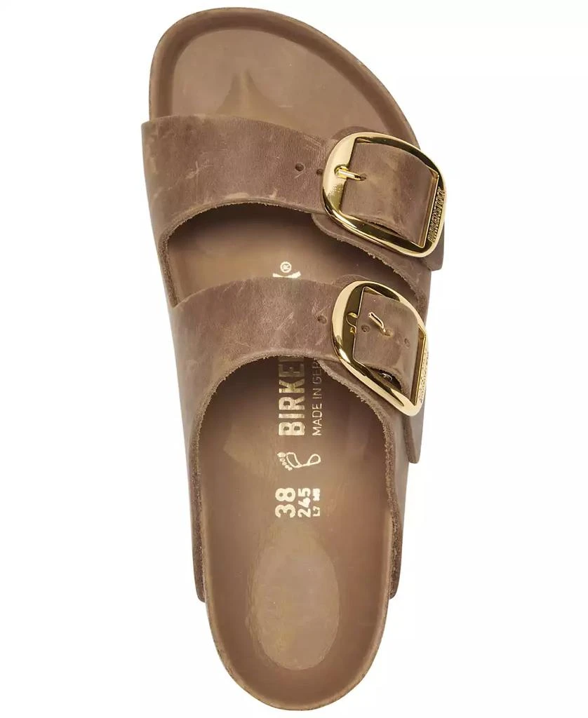 Birkenstock Women's Arizona Big Buckle Oiled Leather Sandals from Finish Line 5