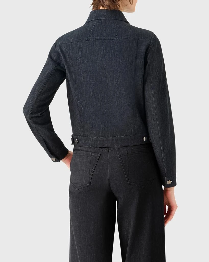 Akris Hilbert Short Stretch Denim Jacket 3