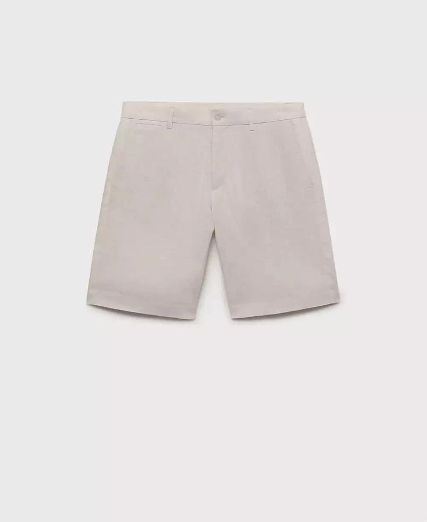 Mango Men's Tailored Linen Shorts 2