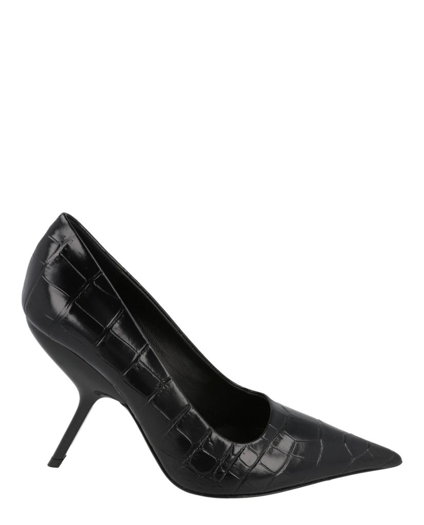 Salvatore Ferragamo Eva Crocodile Leather Pumps