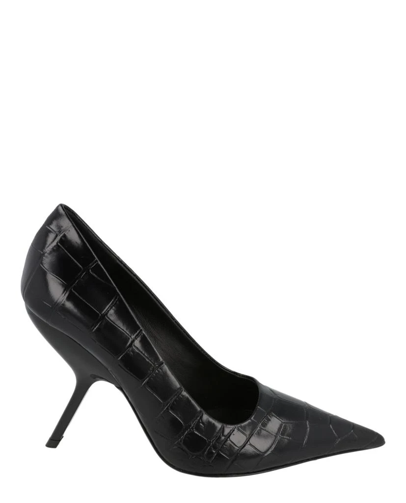 Salvatore Ferragamo Eva Crocodile Leather Pumps 1