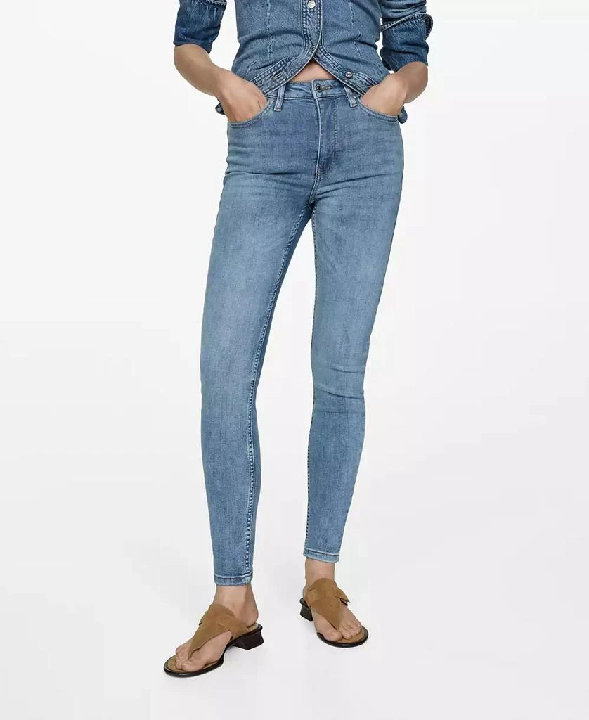 Mango Women's High-Rise Skinny Jeans 1