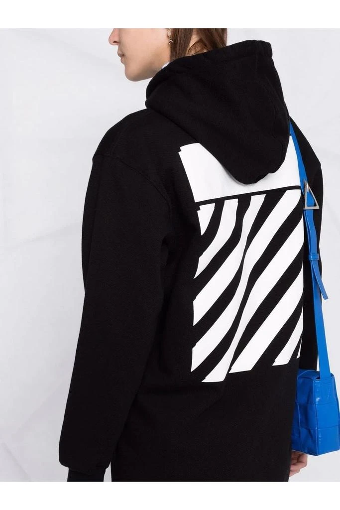 Off-White Womens Diag Hoodie Dress 5