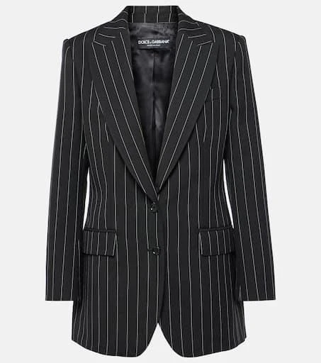 Dolce 
Gabbana Pinstripe virgin wool blazer 1