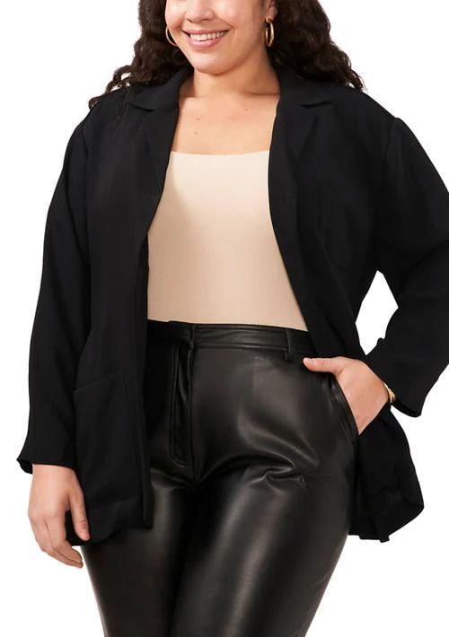 Vince Camuto Camuto Plus Size Slouchy Patch Jacket 1