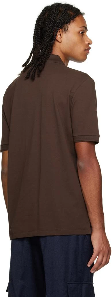 Hugo Boss Brown Embossed Polo 3