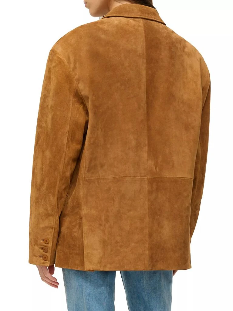 Staud Corrine Suede Jacket 4