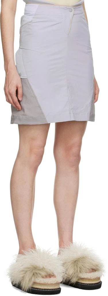 Hyein Seo Gray Paneled Midi Skirt 2