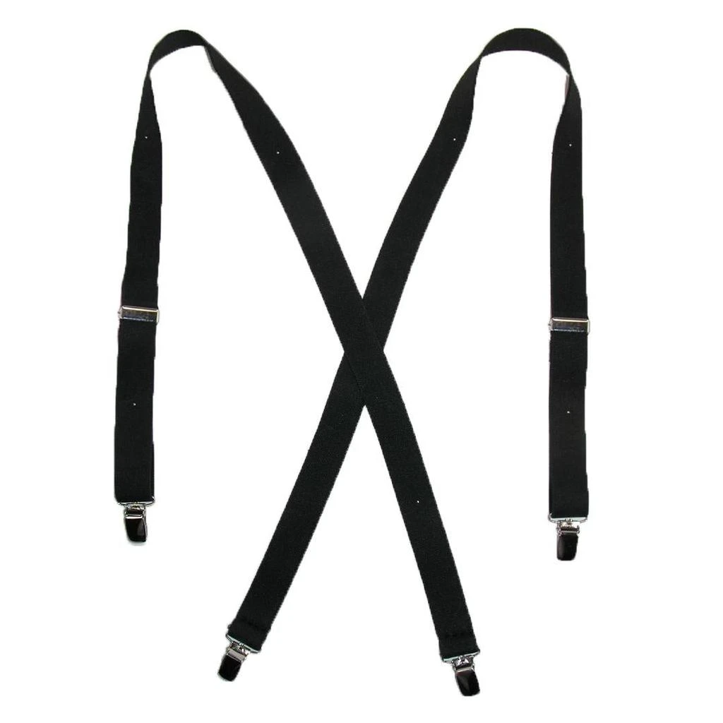 CTM Women's Elastic Clip-End 1 Inch Basic Suspenders 4