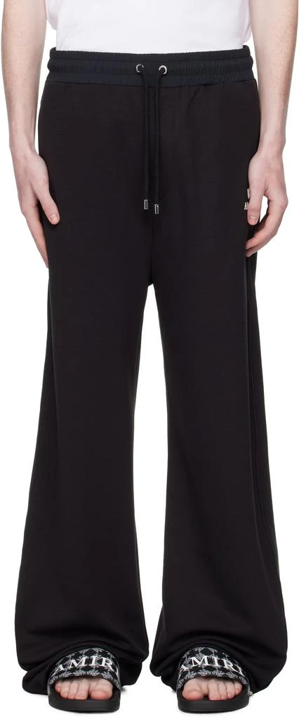 AMIRI Black Lounge Track Sweatpants 1