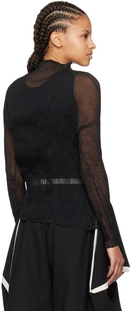 Issey Miyake Black Twist Turtleneck 3