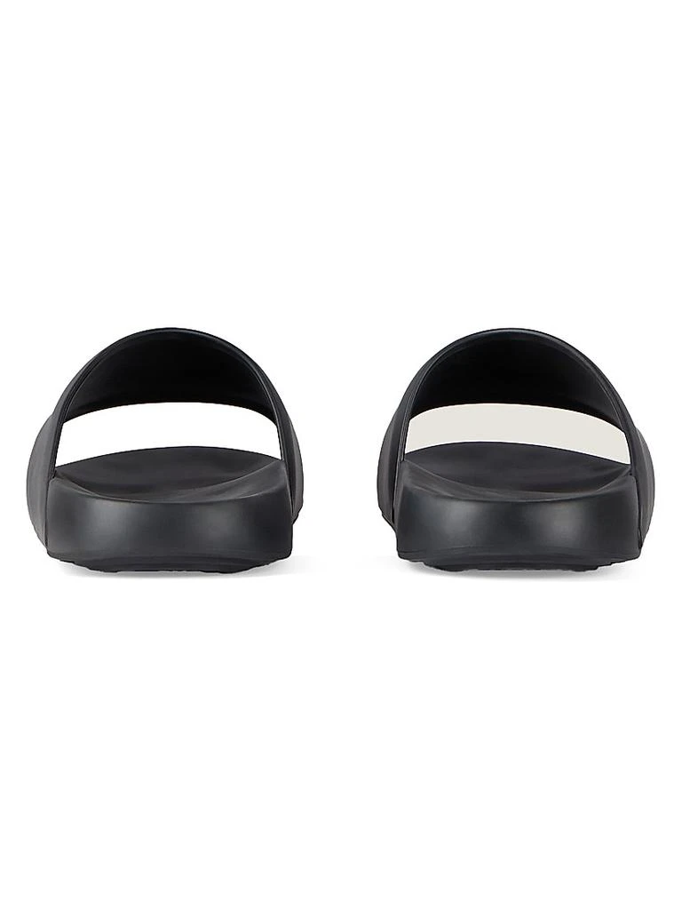 Givenchy Label Slide Flat Mules in Rubber 4