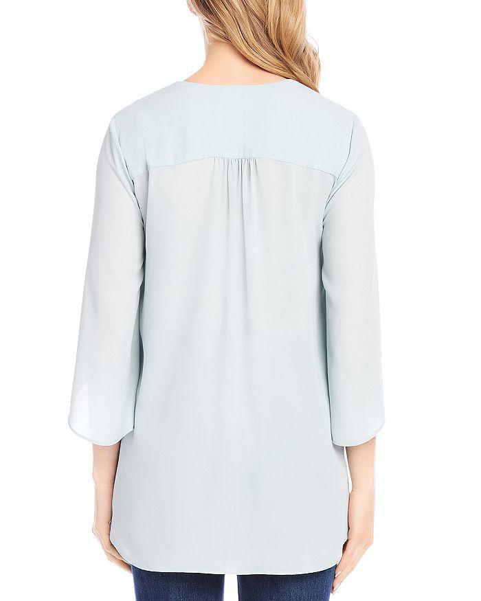 Karen Kane Bracelet Sleeve Asymmetric Top