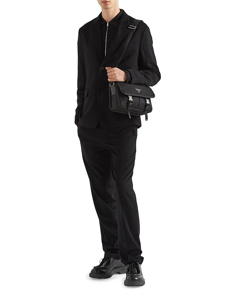 Prada Re-Nylon and Saffiano Leather Shoulder Bag 2