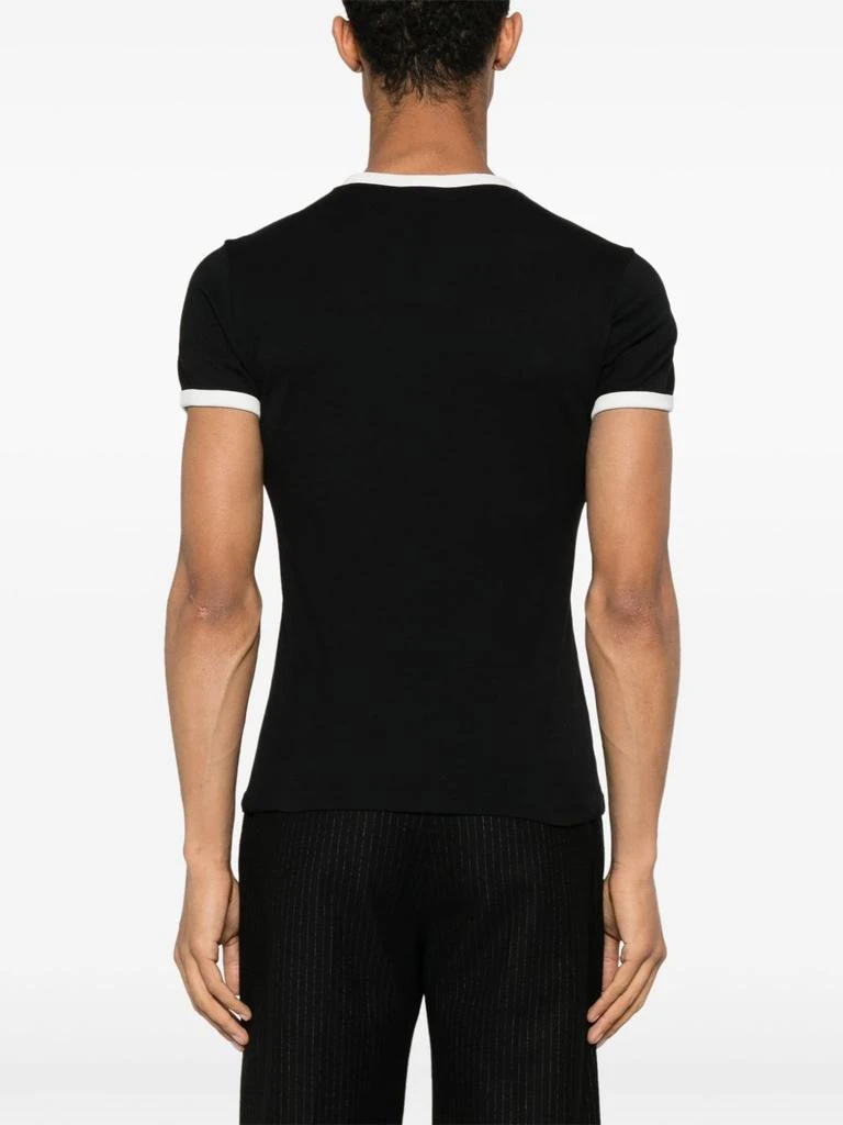 Courrèges Black Cotton Jersey T-Shirt 5