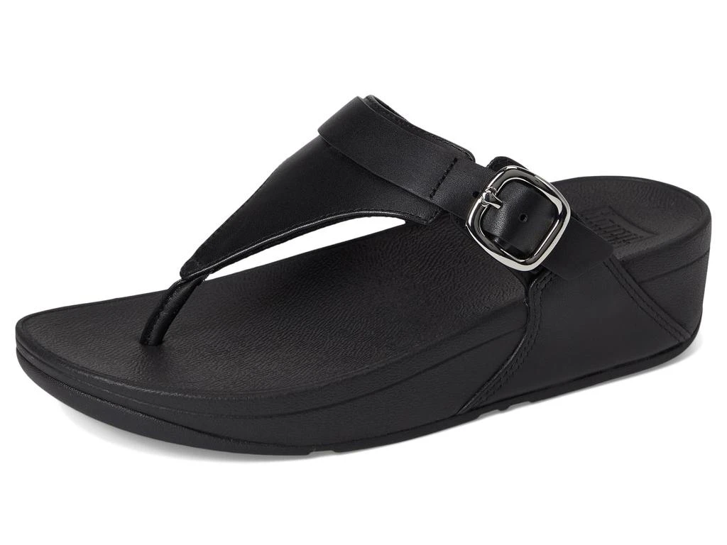 FitFlop Lulu Adjustable Leather Toe Post Sandals 7