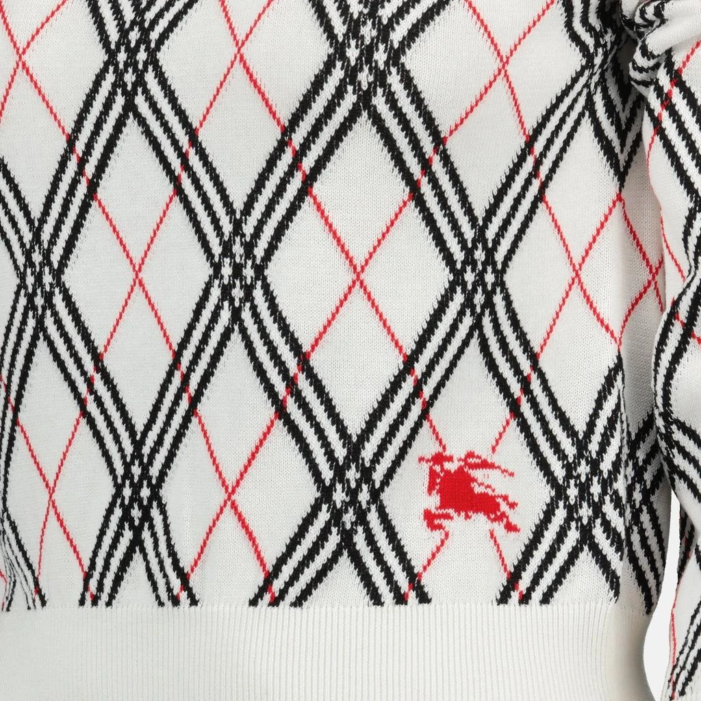 Burberry Burberry Checked Knit Jumper 3