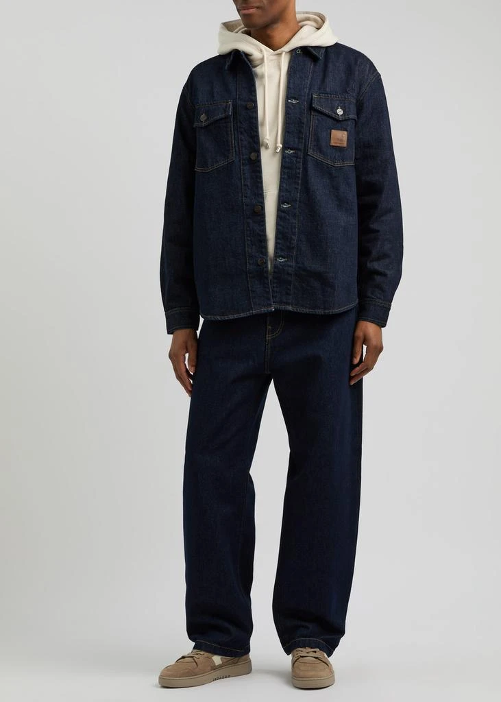 Carhartt WIP Lincoln logo denim overshirt 4