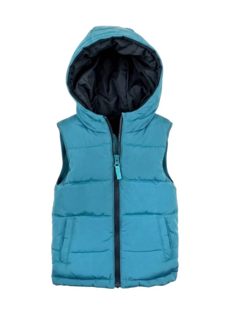 Appaman Kid
s Reversible Vest In Blue Jewel 2