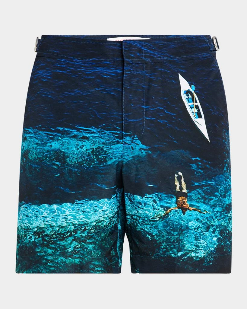 ORLEBAR BROWN Men's Bulldog Photographic Deep Sea Swim Shorts 1