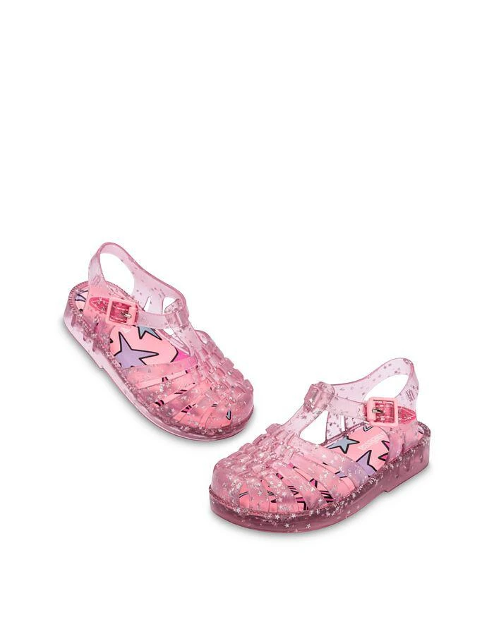 Mini Melissa Girls
 Possession Jelly Shiny Elements Fisherman Sandals - Toddler, Big Kid 2