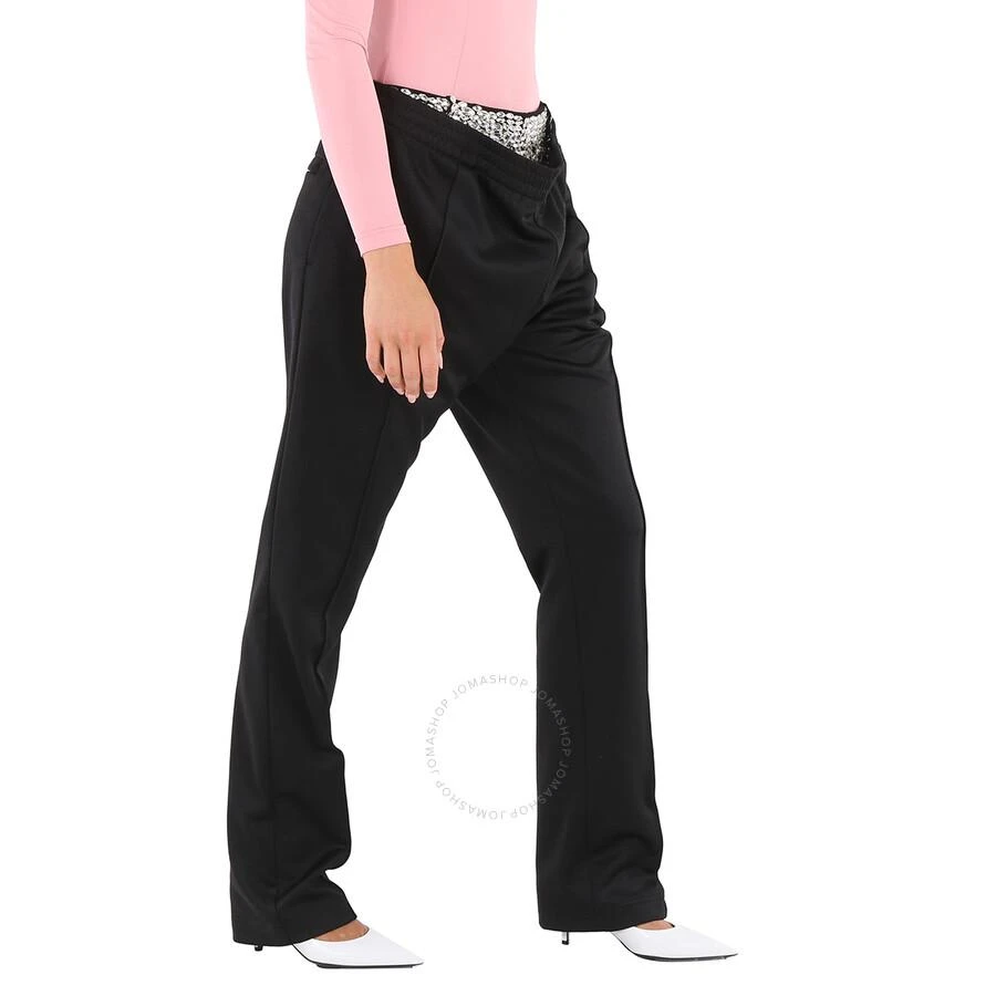Burberry Black Double-Waist Jersey Crystal Detail Trackpants 2