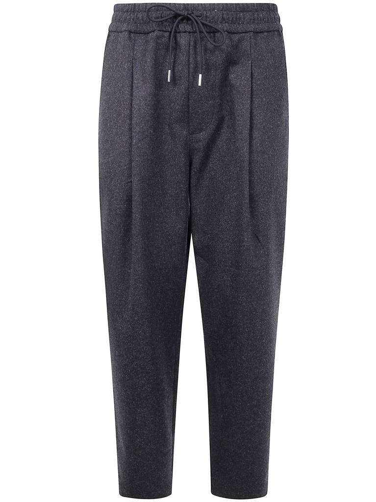 Drôle de Monsieur Drôle de Monsieur Drawstring Cropped Trousers