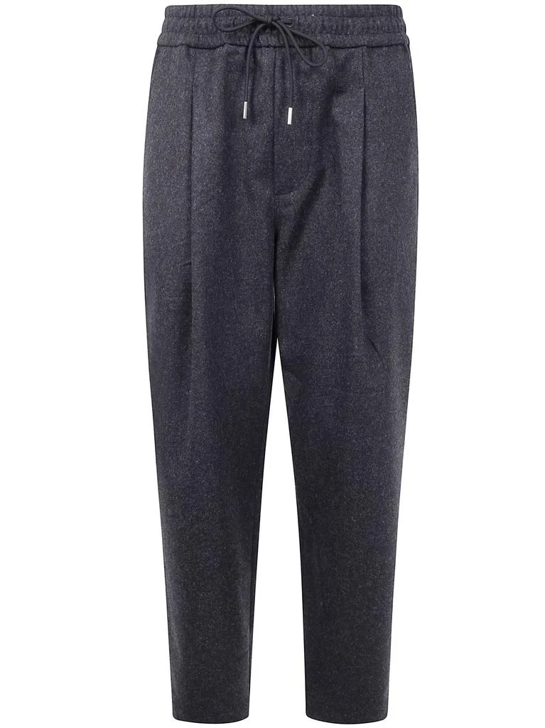 Drôle de Monsieur Drôle de Monsieur Drawstring Cropped Trousers 1