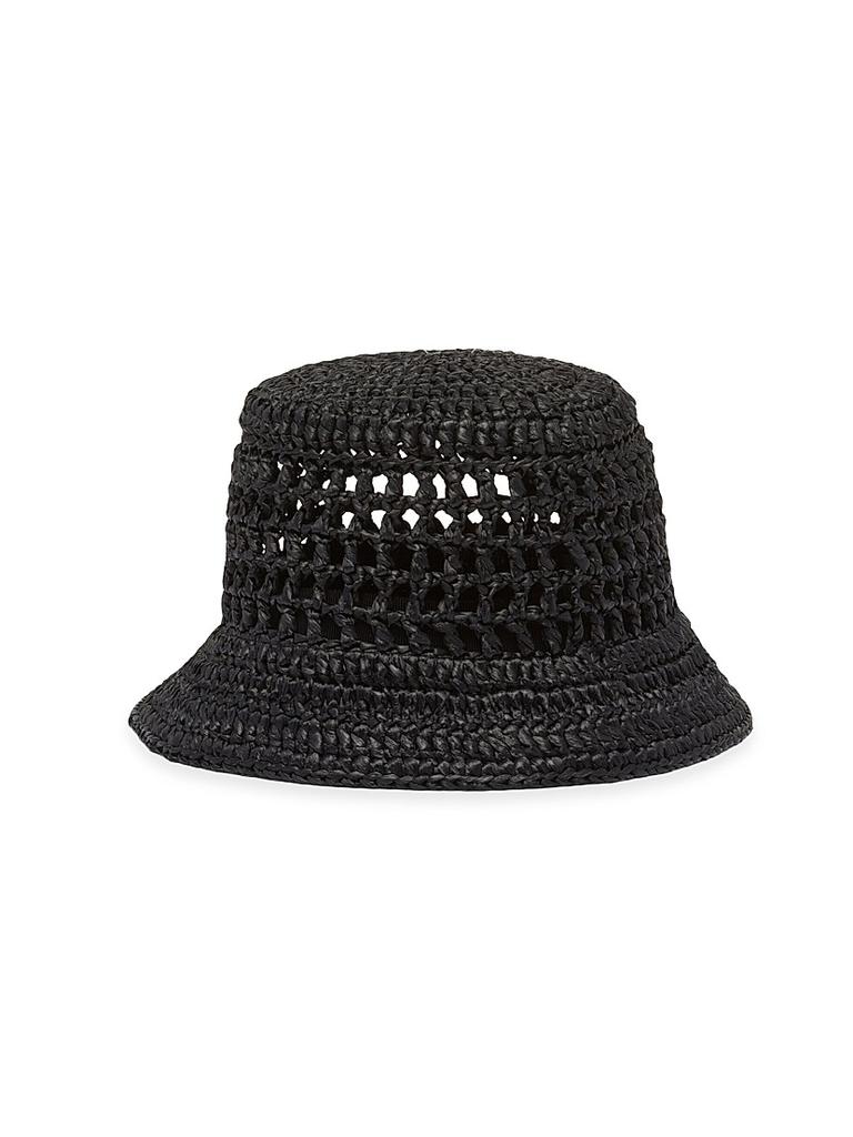 PRADA＊Raffia bucket hat ラフィア バケットハット＊送料込 Prada Raffia Bucket Hat - Hats - Free Shipping - BeyondStyle