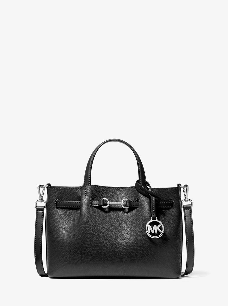 Michael Kors Outlet Carson Small Pebbled Leather Satchel