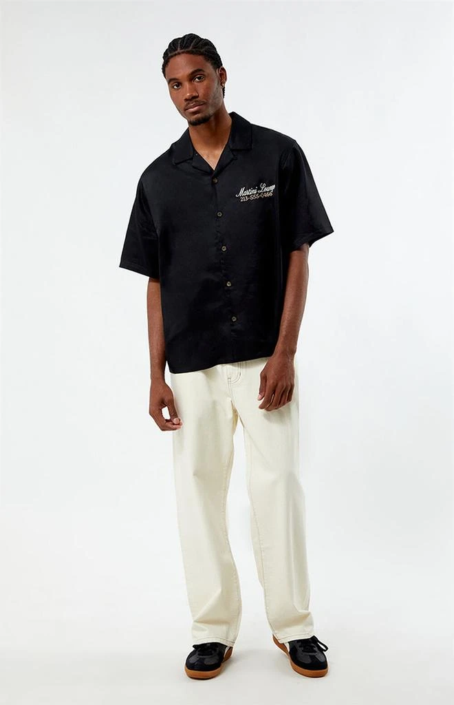 PacSun Martini Lounge Tencel Oversized Camp Shirt 4