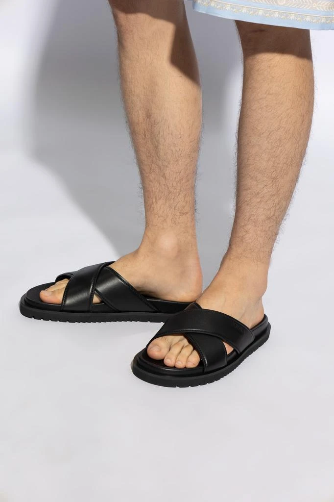 Versace Leather Slippers 2