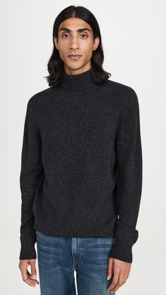 Officine Générale Seamless Turtleneck Wool Sweater