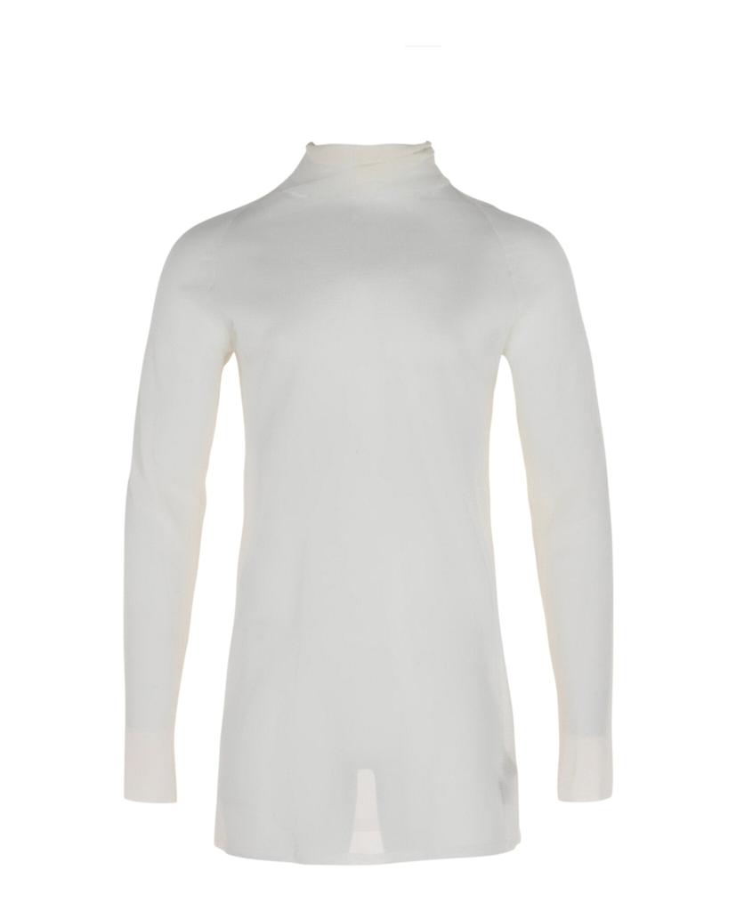 Bottega Veneta Transparent Silk Turtleneck Sweater