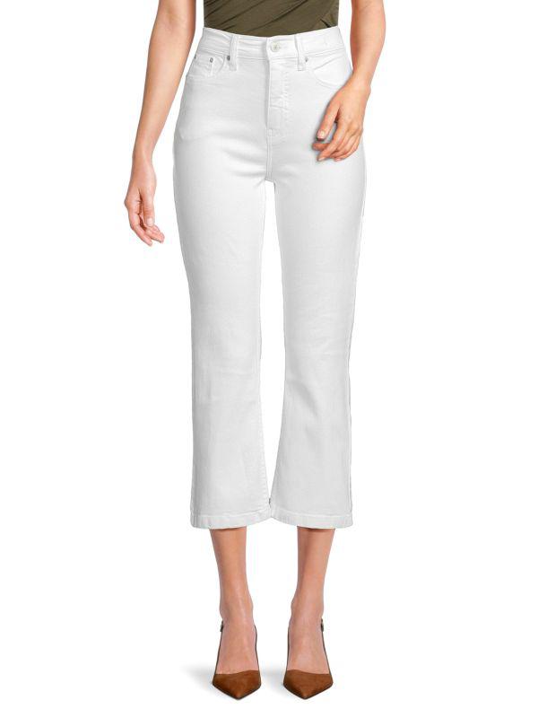 Calvin Klein High Rise Bootcut Crop Jeans