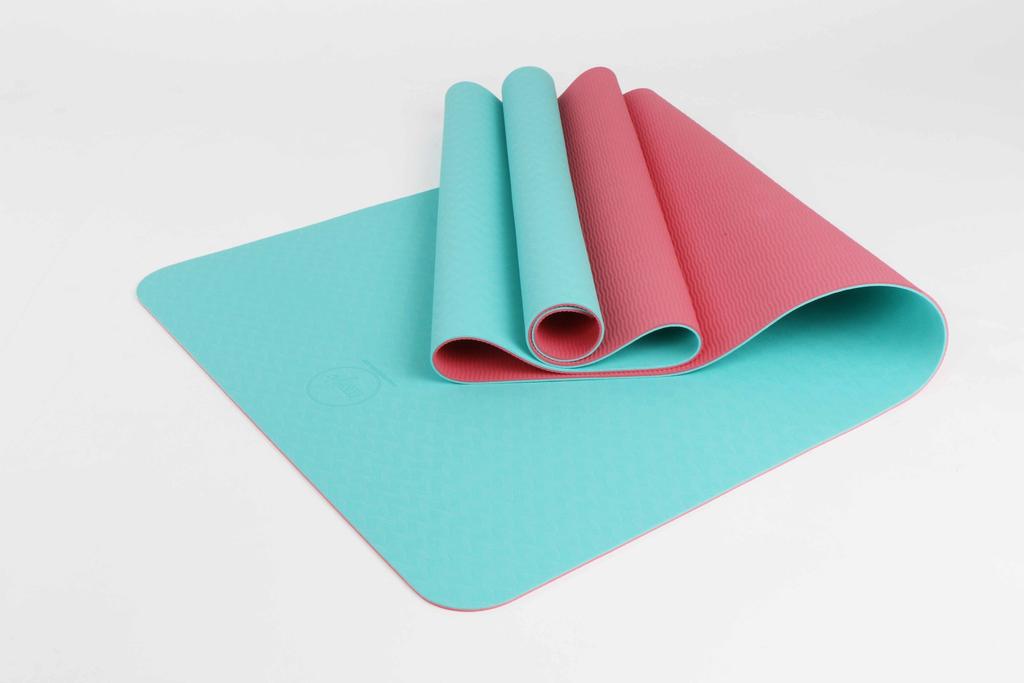 PROXXI Maji Sports 2 Tone TPE Premium Yoga Mat - Orange/Gray