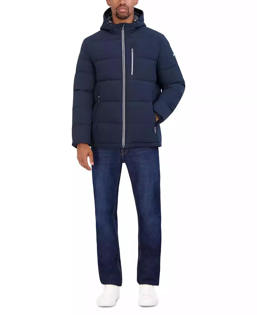 Nautica Men's Quilted Hooded Puffer Jacket 4