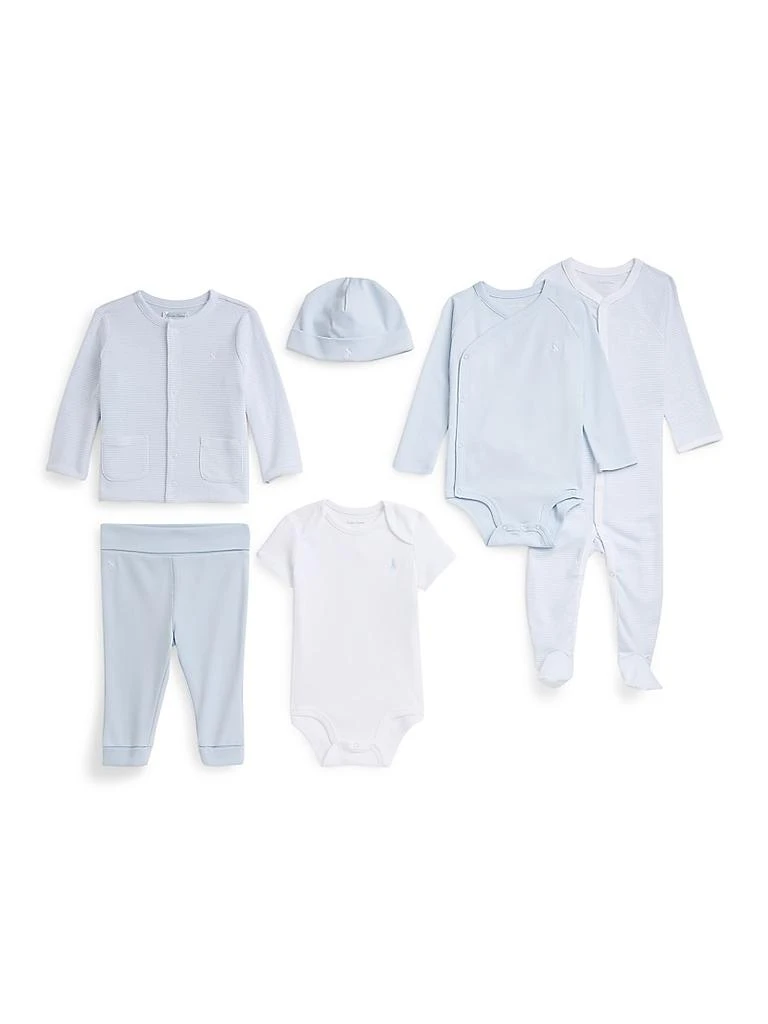 Ralph Lauren Baby Boy
s Cotton Interlock 6-Piece Gift Set 2