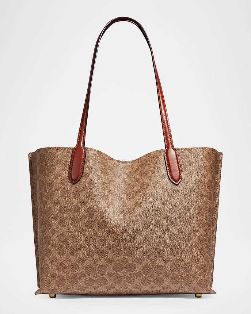 Coach Willow Canvas Tote Bag 5