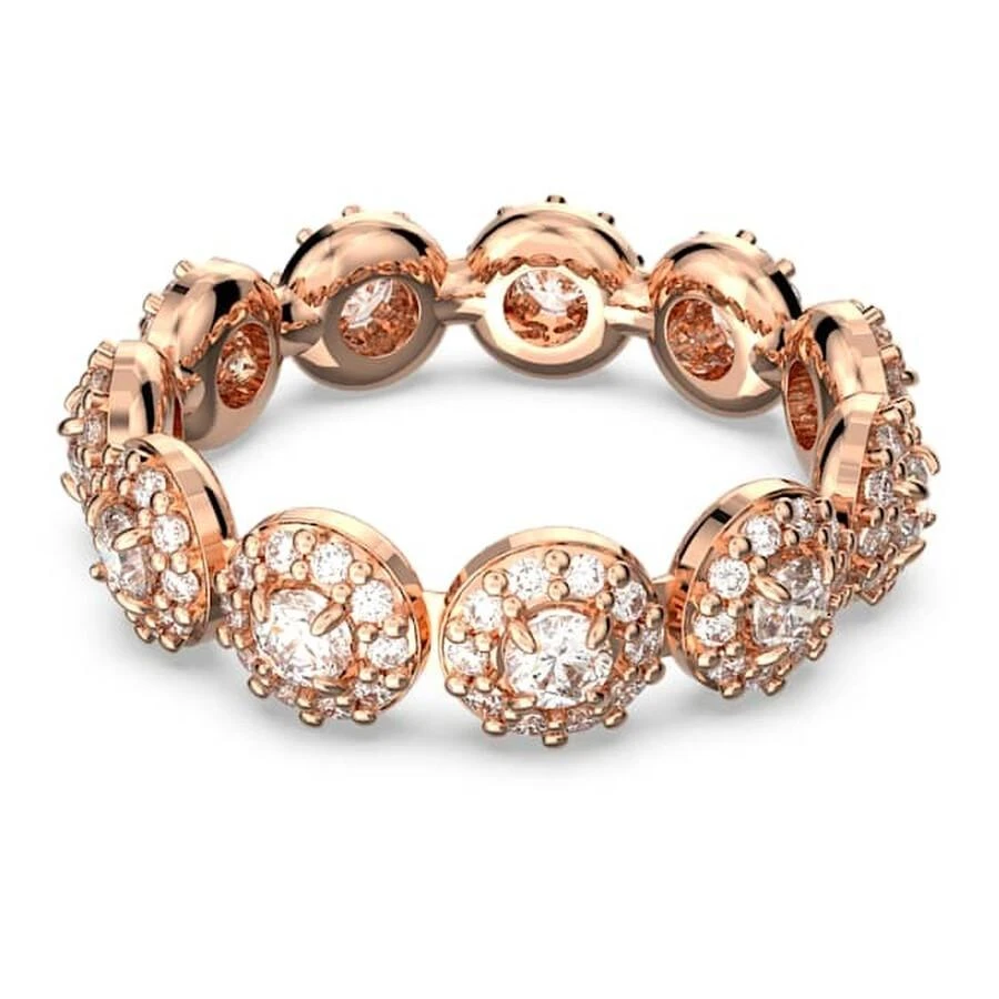 Shop Swarovski Una Angelic Rose Gold,Tone Plated Ring, Size 55 (US 